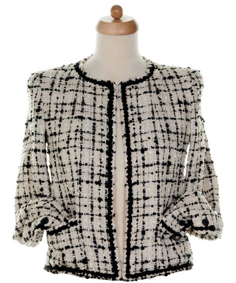 chanel black jacket cost|chanel tweed jacket price.